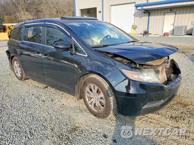 Czwarte zdjęcie samochodu z boku: 2016 HONDA ODYSSEY EXL VIN:5FNRL5H64GB040484 - miniatura