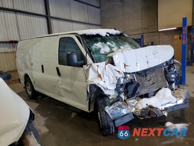 Czwarte zdjęcie samochodu z boku: 2019 GMC SAVANA G2500 VIN:1GTW7AFP1K1196012 - miniatura