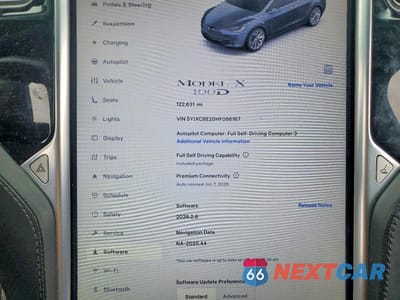 Zdjęcie 9 z 13 samochodu: 2017 TESLA MODEL X VIN:5YJXCBE20HF066167 - miniatura