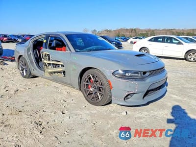 Czwarte zdjęcie samochodu z boku: 2019 DODGE CHARGER SCAT PACK VIN:2C3CDXGJ4KH520181 - miniatura