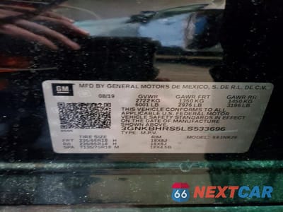 Zdjęcie 14 z 15 samochodu: 2020 CHEVROLET BLAZER 2LT VIN:3GNKBHRS5LS533696 - miniatura