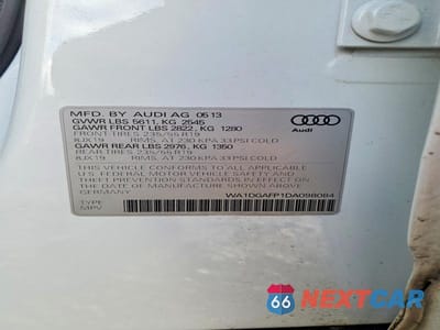 Zdjęcie 13 z 13 samochodu: 2013 AUDI Q5 PREMIUM PLUS VIN:WA1DGAFP1DA098084 - miniatura