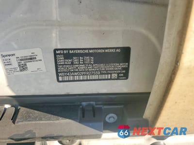 Zdjęcie 12 z 12 samochodu: 2023 BMW I4 EDRIVE 35 VIN:WBY43AW02PFR27559 - miniatura