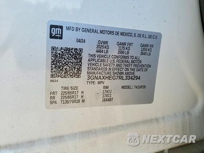 Zdjęcie 12 z 12 samochodu: 2024 CHEVROLET EQUINOX LS VIN:3GNAXHEG7RL334294 - miniatura
