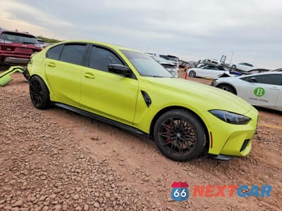 Czwarte zdjęcie samochodu z boku: 2025 BMW M3 COMPETITION VIN:WBS33HJ05SFT85243 - miniatura