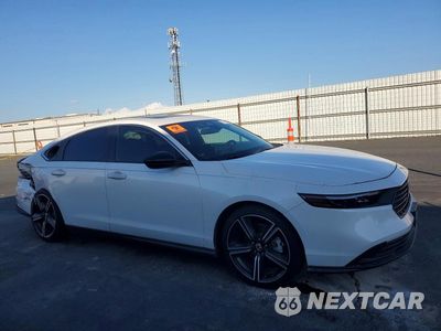 Czwarte zdjęcie samochodu z boku: 2024 HONDA ACCORD HYBRID SPORT VIN:1HGCY2F58RA055972 - miniatura
