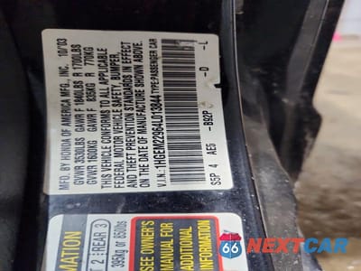 Zdjęcie 13 z 13 samochodu: 2004 HONDA CIVIC EX VIN:1HGEM22964L013844 - miniatura