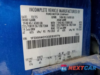 Zdjęcie 12 z 12 samochodu: 2016 FORD F450 SUPER DUTY FLATBED TRUCK VIN:1FD0W4GY2GEB35779 - miniatura