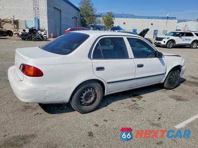 Trzecie zdjęcie samochodu z tyłu: 2000 TOYOTA COROLLA VE VIN:1NXBR12E8YZ346245 - miniatura