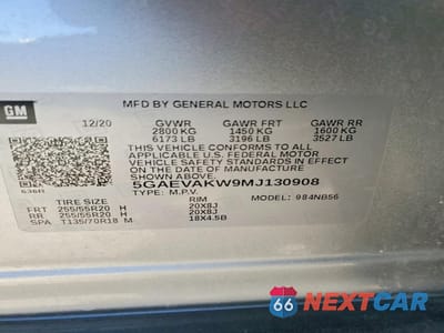 Zdjęcie 13 z 14 samochodu: 2021 BUICK ENCLAVE ESSENCE VIN:5GAEVAKW9MJ130908 - miniatura