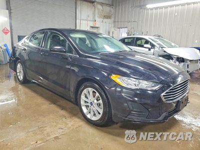 Czwarte zdjęcie samochodu z boku: 2019 FORD FUSION SE VIN:3FA6P0HD0KR281755 - miniatura