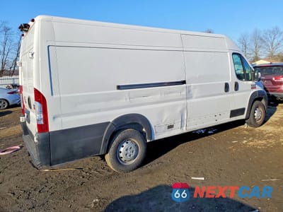 Trzecie zdjęcie samochodu z tyłu: 2019 RAM PROMASTER 3500 EXT CARGO 3.6L HIGH ROO VIN:3C6URVJG3KE558569 - miniatura