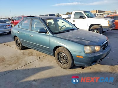 Czwarte zdjęcie samochodu z boku: 2003 HYUNDAI ELANTRA GLS VIN:KMHDN45D53U615576 - miniatura