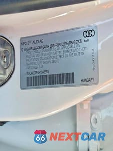 Zdjęcie 12 z 12 samochodu: 2017 AUDI A3 PREMIUM VIN:WAUAUGFF4H1048553 - miniatura