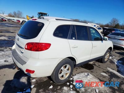 Trzecie zdjęcie samochodu z tyłu: 2007 HYUNDAI SANTA FE GLS VIN:5NMSG13D97H069563 - miniatura