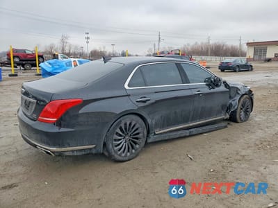Trzecie zdjęcie samochodu z tyłu: 2017 GENESIS G90 PREMIUM VIN:KMHG34JA2HU025826 - miniatura