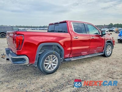 Trzecie zdjęcie samochodu z tyłu: 2021 GMC SIERRA C1500 SLT VIN:3GTP8DED7MG214639 - miniatura