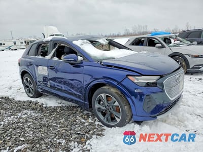 Czwarte zdjęcie samochodu z boku: 2022 AUDI Q4 E-TRON PRESTIGE VIN:WA1J2BFZ4NP052465 - miniatura