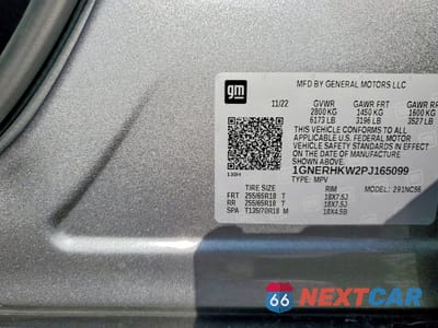 Zdjęcie 13 z 14 samochodu: 2023 CHEVROLET TRAVERSE LT VIN:1GNERHKW2PJ165099 - miniatura