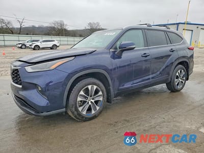 2022 TOYOTA HIGHLANDER XLE 5TDGZRBH9NS178926 - główne zdjęcie licytacji z USA - miniatura