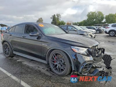 Czwarte zdjęcie samochodu z boku: 2019 MERCEDES-BENZ GLC COUPE 63 S 4MATIC AMG VIN:WDC0J8KB8KF500444 - miniatura