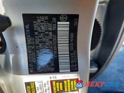 Zdjęcie 12 z 12 samochodu: 2007 TOYOTA AVALON XL VIN:4T1BK36B47U226537 - miniatura
