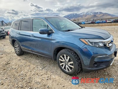 Czwarte zdjęcie samochodu z boku: 2019 HONDA PILOT EXL VIN:5FNYF6H53KB027377 - miniatura