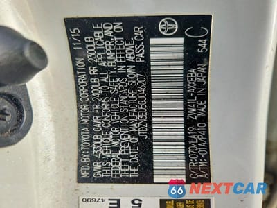 Zdjęcie 12 z 12 samochodu: 2016 TOYOTA PRIUS V FIVE VIN:JTDZN3EU5GJ046207 - miniatura