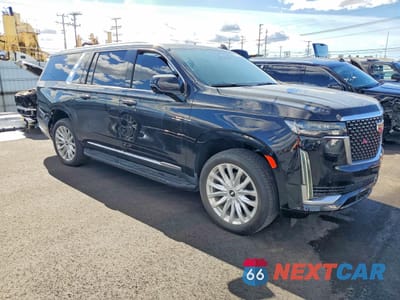 Czwarte zdjęcie samochodu z boku: 2023 CADILLAC ESCALADE ESV LUXURY VIN:1GYS3JKL7PR487517 - miniatura