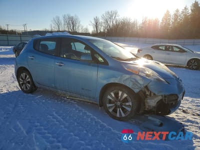 Czwarte zdjęcie samochodu z boku: 2015 NISS LEAF SL VIN:1N4AZ0CP5FC324061 - miniatura