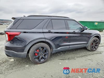 Trzecie zdjęcie samochodu z tyłu: 2020 FORD EXPLORER ST VIN:1FM5K8GC5LGB37764 - miniatura