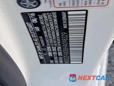 Zdjęcie 12 z 12 samochodu: 2017 MERCEDES-BENZ E 300 4MATIC VIN:WDDZF4KB8HA098329 - miniatura