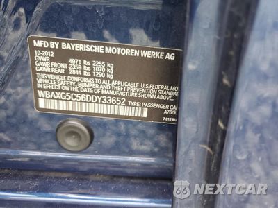 Zdjęcie 12 z 13 samochodu: 2013 BMW 528 I VIN:WBAXG5C56DDY33652 - miniatura