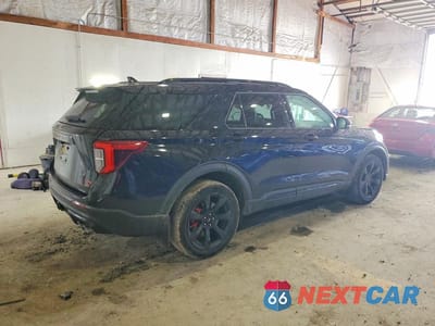 Trzecie zdjęcie samochodu z tyłu: 2020 FORD EXPLORER ST VIN:1FM5K8GC0LGB62314 - miniatura