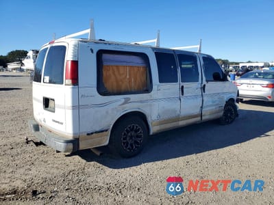 Trzecie zdjęcie samochodu z tyłu: 1998 CHEVROLET EXPRESS G1500 VIN:1GBFG15R9W1106490 - miniatura