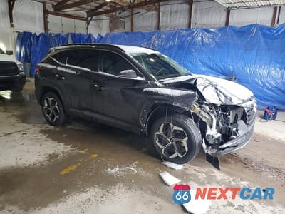 Czwarte zdjęcie samochodu z boku: 2022 HYUNDAI TUCSON LIMITED VIN:5NMJECAE9NH079841 - miniatura