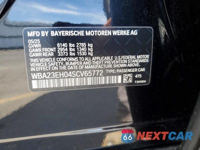 Zdjęcie 12 z 12 samochodu: 2025 BMW 740 I VIN:WBA23EH04SCV65772 - miniatura