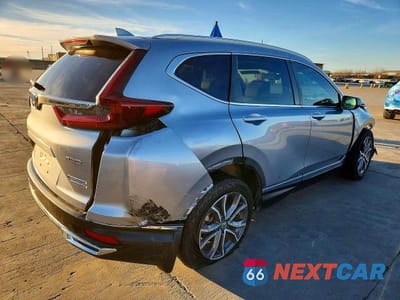 Trzecie zdjęcie samochodu z tyłu: 2021 HONDA CR-V TOURING VIN:7FART6H90ME038022 - miniatura