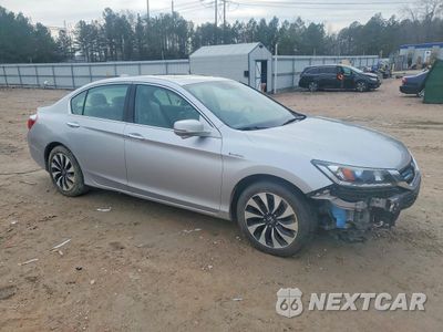Czwarte zdjęcie samochodu z boku: 2015 HONDA ACCORD HYBRID EXL VIN:1HGCR6F51FA014650 - miniatura