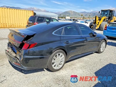 Trzecie zdjęcie samochodu z tyłu: 2022 HYUNDAI SONATA HYBRID LIMITED VIN:KMHL54JJ3NA052524 - miniatura