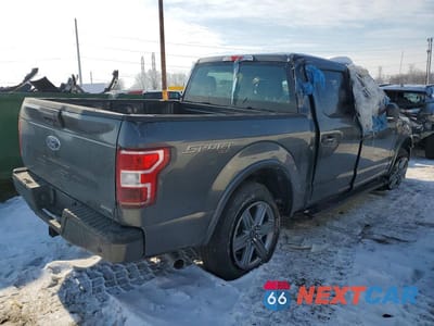 Trzecie zdjęcie samochodu z tyłu: 2019 FORD F150 SUPERCREW VIN:1FTEW1EP6KFC83567 - miniatura