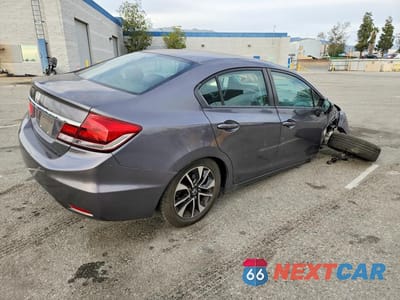 Trzecie zdjęcie samochodu z tyłu: 2015 HONDA CIVIC EX VIN:2HGFB2F83FH561358 - miniatura