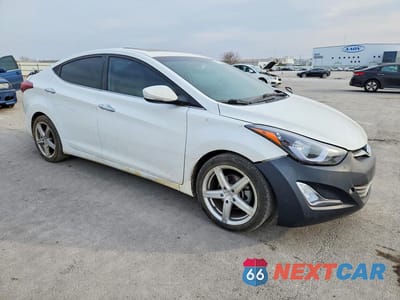 Czwarte zdjęcie samochodu z boku: 2014 HYUNDAI ELANTRA LIMITED VIN:5NPDH4AE4EH489623 - miniatura