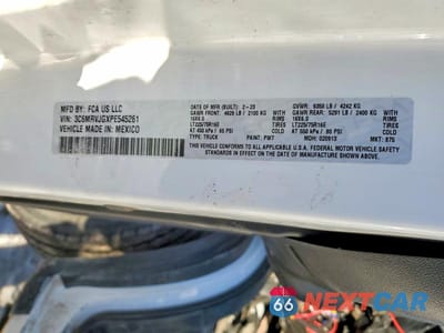 Zdjęcie 14 z 14 samochodu: 2023 RAM PROMASTER 3500 UTILITY / SERVICE VAN VIN:3C6MRVJGXPE545261 - miniatura
