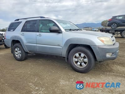 Czwarte zdjęcie samochodu z boku: 2003 TOYOTA 4RUNNER SR5 VIN:JTEZU14R430003803 - miniatura