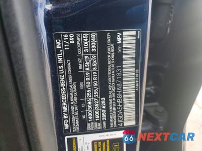 Zdjęcie 13 z 13 samochodu: 2017 MERCEDES-BENZ GLE 350 4MATIC VIN:4JGDA5HB8HA871831 - miniatura