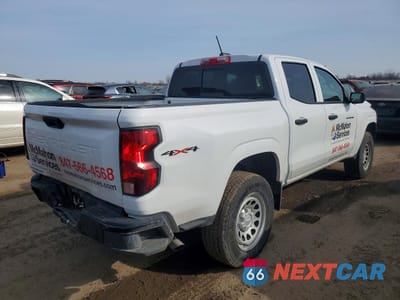 Trzecie zdjęcie samochodu z tyłu: 2025 CHEVROLET COLORADO VIN:1GCPTBEK8S1214257 - miniatura