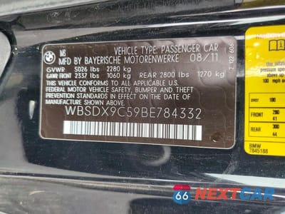 Zdjęcie 12 z 12 samochodu: 2011 BMW M3 VIN:WBSDX9C59BE784332 - miniatura