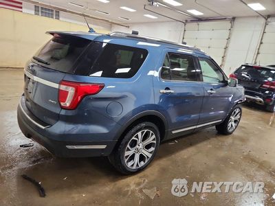 Trzecie zdjęcie samochodu z tyłu: 2019 FORD EXPLORER LIMITED VIN:1FM5K8F86KGA07021 - miniatura