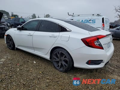 Drugie zdjęcie samochodu z przodu: 2020 HONDA CIVIC SPORT VIN:19XFC2F8XLE200020 - miniatura